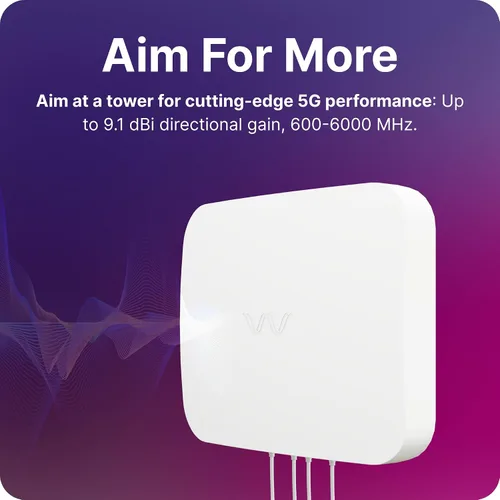 Vista 4 de Kit de Antena Panel de Aumento de Señal QuadPro 4x4 MIMO de Waveform Antena Externa para Enrutadores y Puertas de Enlace 4G/5G para Internet