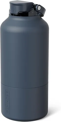 Vista 17 de BrüMate Rise - Botella de agua de 25 onzas con pajita de silicona cubierta 100 % a prueba de fugas, botella de agua de acero inoxidable aislada