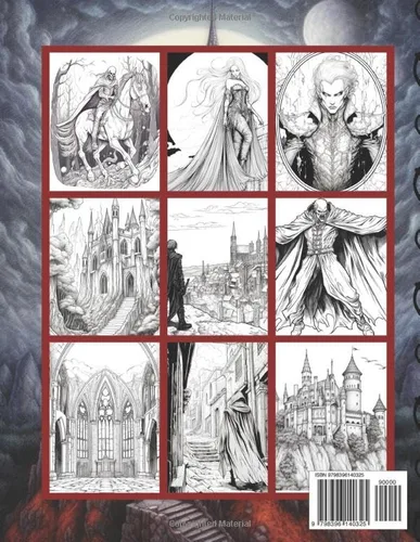 Vista 2 de Bloodfang Coloring Book (Slavo Mirro Coloring Books)