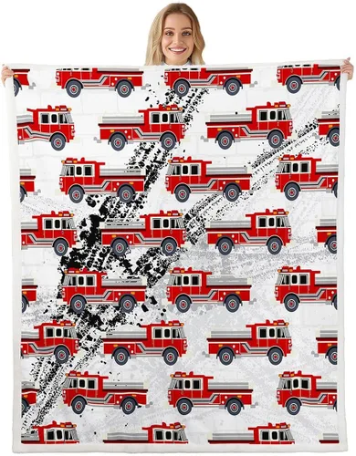 Vista 17 de Erosebridal Manta de forro polar con diseño de camiones y excavadoras, de 40 x 50 pulgadas, color amarillo, para niños, niños, adolescentes
