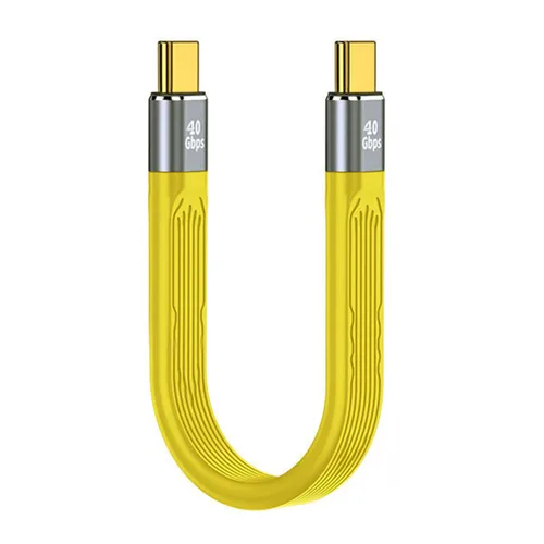 Vista 18 de CY USB 3.1 tipo C macho host a USB3.0 tipo AF OTG Flat Slim FPC cable de datos 5.1 in para teléfono portátil