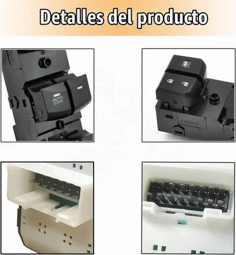 Vista 5 de 93570-3X000 Interruptor de ventana eléctrica para Hyundai Elantra 2011-2015 AUTO Down Front Left Driver Side Power Window Master Switch Button for