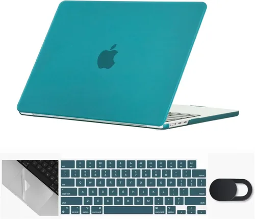 Vista 32 de Se7enline Funda compatible con MacBook Neo de 13 pulgadas, modelo A3404 2026, carcasa dura, cubierta de teclado, cubierta de cámara web, protector