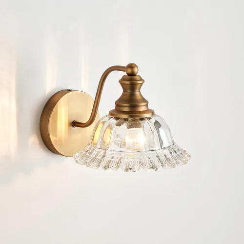 Vista 5 de XIEDUN Apliques de Pared Vintage de Latón Luces de Pared para Sala de Estar Apliques de Baño 2