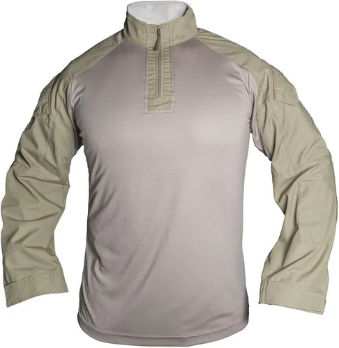 Vista 4 de Vertx Men's Recon Shirt, Long Sleeve Zipper Tactical Work Top with Pockets, Ripstop Fabric, EDC Survival Gear