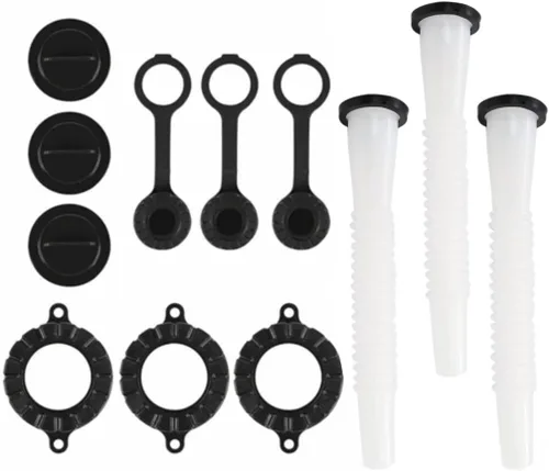 Vista 6 de Kit de piezas de tapa de boquilla de repuesto para latas de gas, boquilla de vertido flexible para Rubbermaid