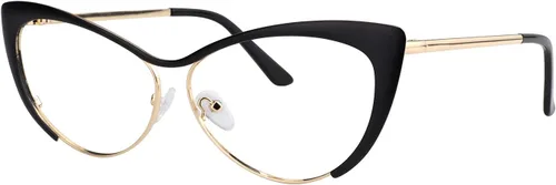 Vista 2 de Zeelool Ellen VFM0176 - Lentes de bloqueo de luz azul de gran tamaño con ojo de gato