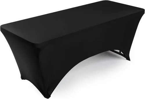 Vista 17 de Lann's Linens mantel ajustado rectangular de licra, varios colores y tamaños disponibles.