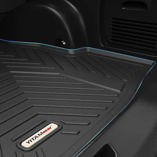 Vista 8 de YITAMOTOR Juego de alfombrillas para Chevrolet Equinox 2018-2024, juego de forro de carga de ajuste personalizado para delantero y segundo asiento