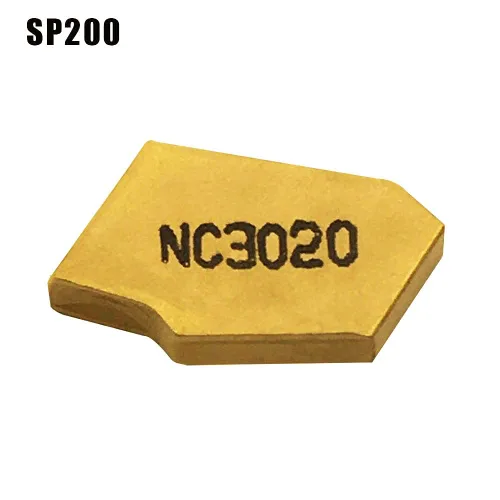 Vista 2 de GBJ 10 piezas SP200 GTN-2 ranurado de corte de insertos de carburo para SPB26-2 SPB32-2 Hoja ranurado herramienta de ranurado herramienta de placa