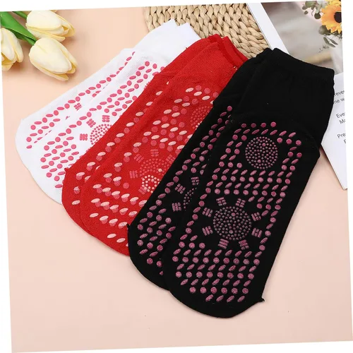 Vista 2 de 3 pares de calcetines autocalentables para pies calcetines térmicos para mujeres para pies fríos transpirables niños cálidos S hombres aldult