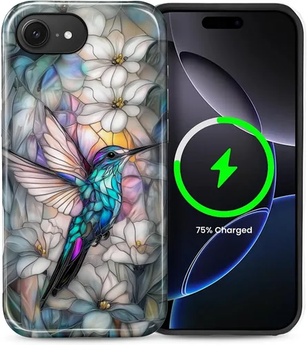 Vista 58 de Funda Compatible con iPhone 13/14 [Compatible con MagSafe] Protección de Doble Capa de Cáscara Dura Híbrida, Funda Magnética Protectora a Prueba