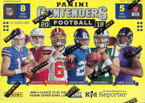 Vista 2 de Panini Contenders 2018 - Caja de lanzador de fútbol