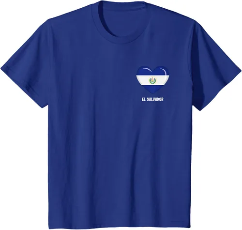 Vista 51 de Camiseta Bandera de El Salvador Camiseta salvadoreña, Negro