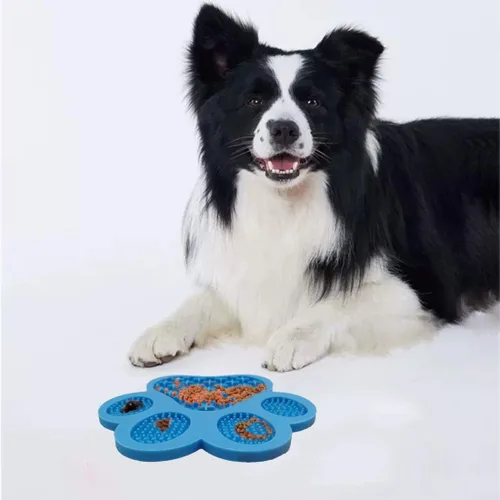Vista 8 de Almohadilla para lamer perros, dispositivo de distracción de lavado de perros, tapete lindo para comer lento con súper succión para lamer Verde