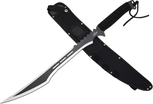 Vista 11 de Snake Eye Tactical - Espada Ninja de Diseño Fantástico con Funda de Nylon Negro