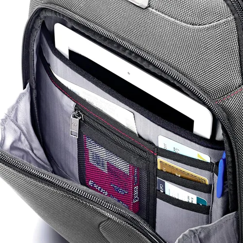 Vista 5 de Samsonite Mochila Xenon 3.0 Checkpoint Friendly, Carbón vegetal, Mochila delgada