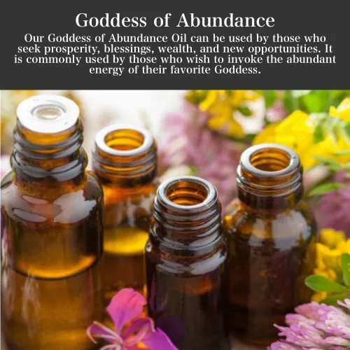 Vista 3 de Diosa de la Abundancia 1/2 oz de aceite para la Prosperidad & Bendiciones Wiccan & rituales paganos
