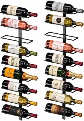 Vista 8 de B4Life - Estante para vinos montado en la pared, para 12 botellas