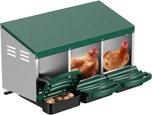 Vista 12 de Aivituvin Puerta automática de gallinero con calefacción, abridor automático resistente a la intemperie para gallineros/carreras de patos, modos