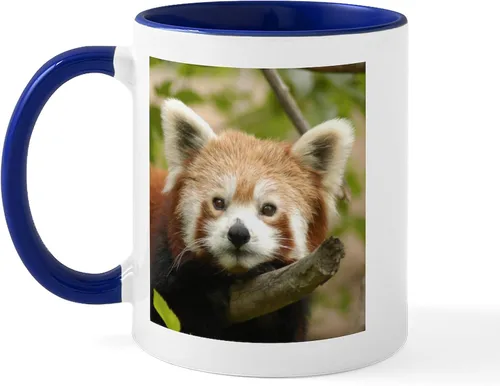 Vista 30 de CafePress Turtle And Panda - Taza de café de cerámica de 11 oz (11.0 fl oz)