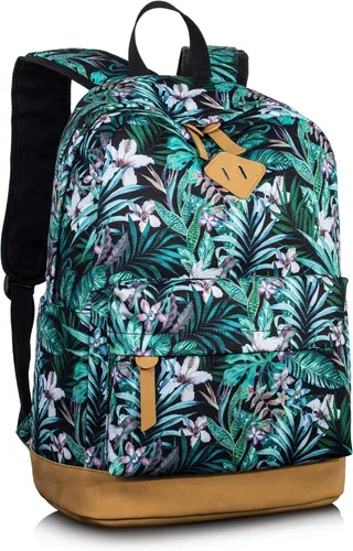 Vista 12 de Leaper Mochila escolar linda para niñas: bolsas de lona Kawaii para niñas de 10 a 12 años - Mochilas de viaje para laptop para adolescentes