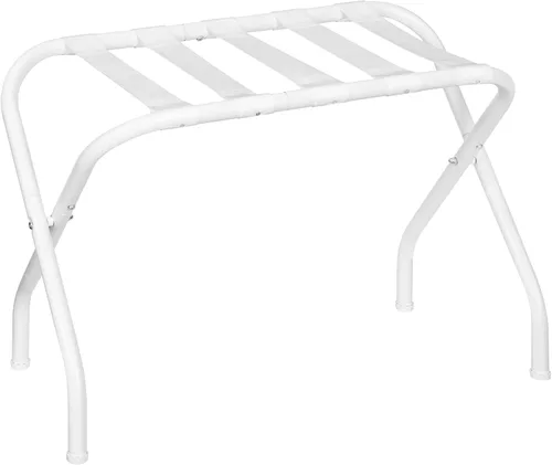Vista 11 de HOOBRO Portaequipajes, soporte plegable de metal para maleta para habitación de invitados, soporta hasta 100 libras, 27 x 15.3 x 22 pulgadas, marco
