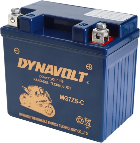 Vista 6 de MG7ZS-C Batería AGM de 12 V 6 AH – Batería deportiva recargable de plomo ácido sellada para ATV motocicleta 50CC-150CC – Reemplaza YTZ7S YTX5L-BS
