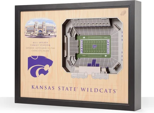 Vista 56 de YouTheFan NCAA Arte de Pared StadiumView de 25 Capas