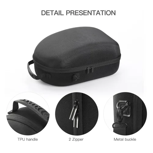 Vista 4 de Seracle Hard Carrying Case Compatible with Sony Playstation VR2 (PSVR2) Headset and Touch Controllers, VR Accessories Suitable for Travel and Home