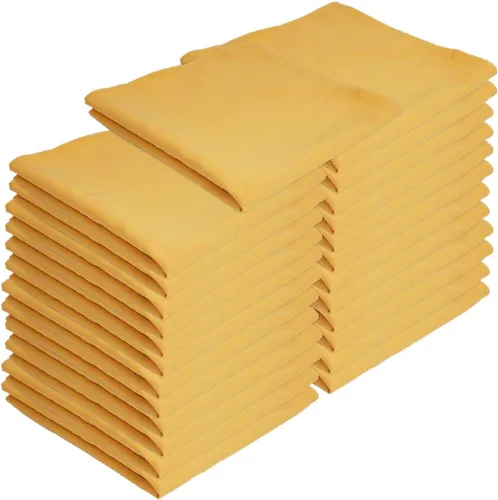 Vista 9 de Arkwright Servilletas de tela para restaurante, (paquete de 25) servilletas de poliéster hilado con bordes con dobladillo, ideal para cenas, bodas
