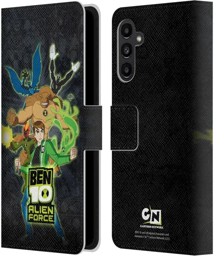 Vista 8 de Head Case Designs Funda con licencia oficial de Ben 10: Alien Force Ben's Jacket Graphics Funda de piel tipo cartera compatible con Samsung Galaxy