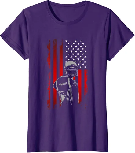 Vista 10 de Camiseta de fútbol americano, Negro