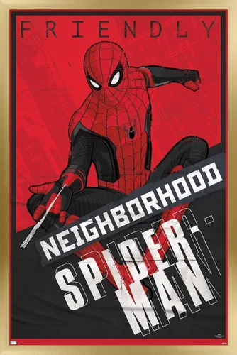 Vista 17 de Trends International Marvel Spider-Man: No Way Home - Póster de pared, 22.4 pulgadas de largo x 14.7 pulgadas, versión enmarcada en madera