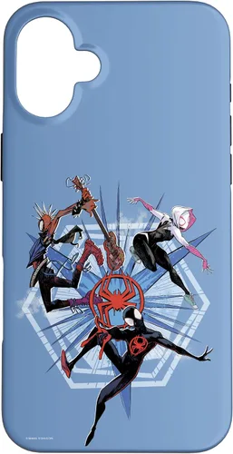 Vista 22 de Funda para iPhone 16 Marvel Spider-Man: Across the Spider-Verse Miles Gwen Hobie