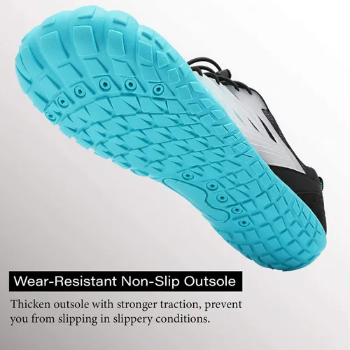 Vista 6 de L-RUN Athletic Water Hiking Shoes Beach Sports Shoes for Swim Toe Shoes Women Men