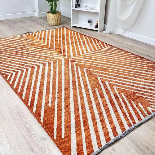 Vista 39 de Alfa Rich 5x8 Alfombras lavables de oro ámbar para sala de estar, dormitorio, cocina, de algodón, aptas para mascotas