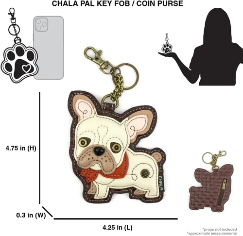 Vista 71 de CHALA Dog Collection - Llavero decorativo para mujer