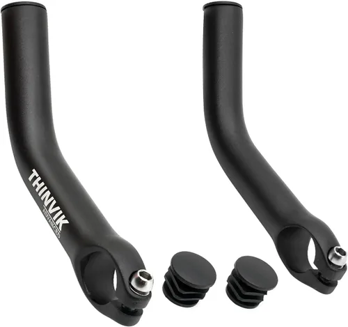Vista 7 de Thinvik Extremos de Manillar de Bicicleta, Extremos de Manillar de Bicicleta MTB de Aleación de Aluminio, Extremos de Manillar de Bicicleta de Forja