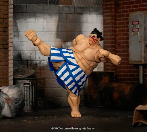 Vista 7 de Jada Street Fighter II E. Figura de acción Honda – Juguetes de escala 1:12