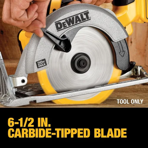 Vista 12 de DeWalt DCS391B 20 voltios Max Li-Ion Sierra circular, herramienta solo