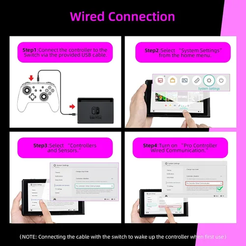 Vista 8 de NexiGo Controller (Gen 2) for SwitchSwitch LiteOLED, Bluetooth Controllers for Nintendo Switch with Vibration, Motion, Turbo and LED Light