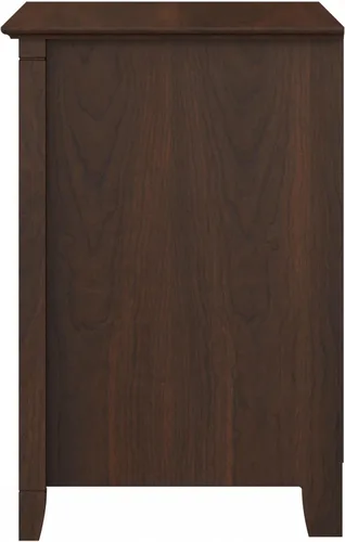 Vista 9 de Bush Furniture Key West – Archivador lateral con 2 cajones, color cereza