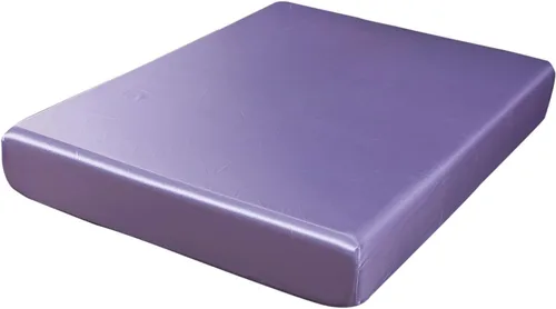Vista 14 de FCLDESHOP Sábana bajera profunda, sábana bajera de microfibra cepillada satinada de color sólido, funda de colchón fresca de seda de hielo de verano