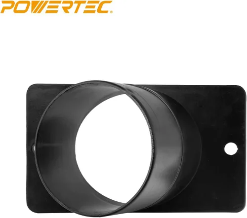 Vista 4 de POWERTEC 70153V Puerto de polvo en ángulo, 4 pulgadas, 1 paquete (paquete de 2)