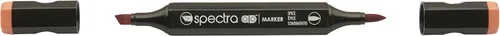 Vista 4 de AD Marker Chartpak Spectra, Tri-Nib y cepillo de doble punta, antiguo, 1 cada uno (S069AD)