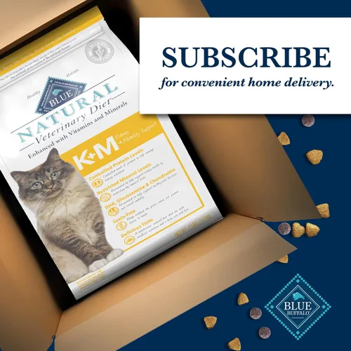 Vista 10 de Blue Buffalo Natural Veterinary Diet K+M Kidney + Mobility Support Alimento seco para gatos, pollo bolsa de 7 libras