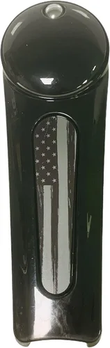 Vista 2 de Kustom Cycle Parts ¡Inserción de tablero premium aftermarket en bandera americana negra y gris! Se ajusta a Harley Davidson 2008-2020 Street Glides