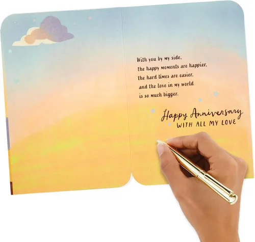 Vista 5 de Hallmark Tarjeta de aniversario para marido o novio (Hombre que amo)
