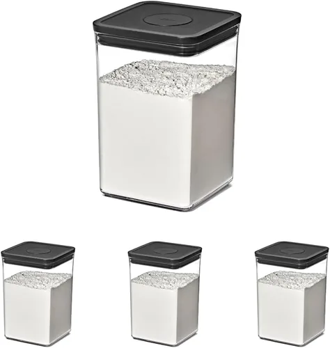Vista 16 de OXO Good Grips POP - Recipiente hermético de almacenamiento de alimentos - Caja Grande Mini 1.1 Qt Ideal para bolsitas de té, suministros de Blanco